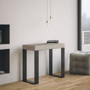 Consolle Allungabile 90-300x40x77 cm Tecno Cashmere Telaio Antracite 
