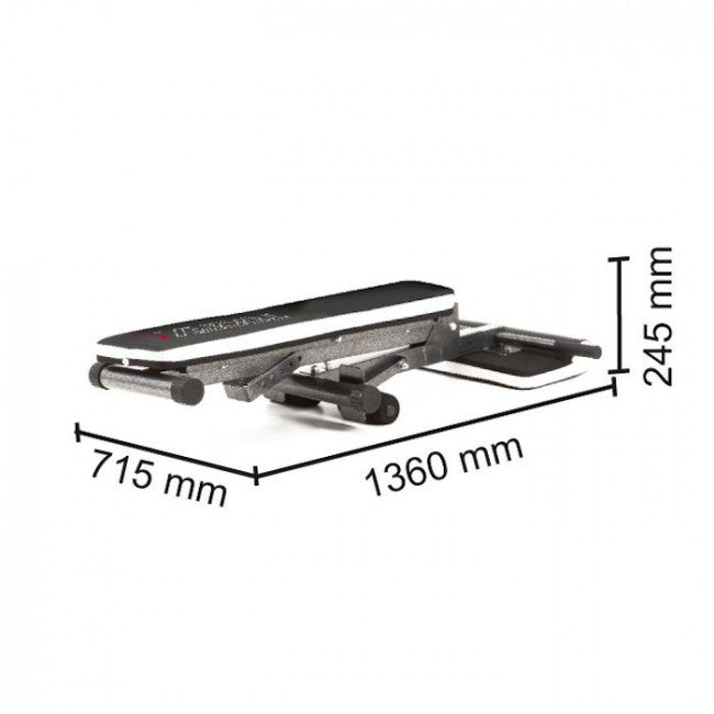 Panca Multiuso Piana e Inclinabile Richiudibile 110Kg Max Toorx Wbx-40 Multi Fit