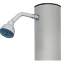 Doccia Solare da Giardino 28L Miscelatore e Lavapiedi ATI Docce D Inox Anodizzato