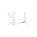 Doccia da Giardino Miscelatore Nebulizzatore e Lavapiedi Arkema Dada Fascia Inox Antracite