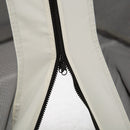 Zanzariera per Gazebo Tende di Ricambio Universale 302x207 cm con Cerniere Nero/Beige