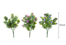 Set 6 Bouquet Artificiali con Minifoglie H 33 cm
