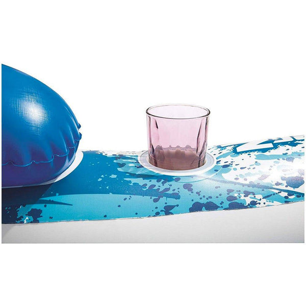 Island Aufblasbare Schwebematratze 191x178 cm mit Bestway Rückenlehne acquista