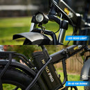 Fat-Bike Bicicletta Elettrica Pieghevole 36V a Pedalata Assistita 20” 250W SkyJet NitroPro Nera