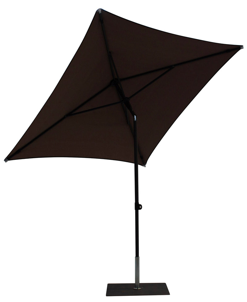 Ombrellone da Giardino 2x2 m Palo Ø38 mm in Alluminio Tessuto Dralon Acrilico Border Taupe