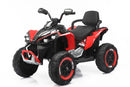 Quad Elettrico per Bambini ATV Safari Gold 24V Telecomando Rosso