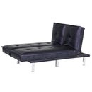 Divano Letto Prontoletto Desire Rivestimento in Similpelle Nero