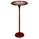 Stufa Elettrica Fungo Riscaldante Infrarossi Saturno Esterno-Interno Regolabile Bordeaux