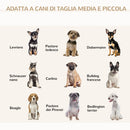 Divanetto per Cani e Gatti Imbottito 72x44x31 cm in Tessuto Grigio Chiaro