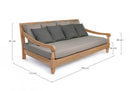 Divano Letto da Esterno Daybed 190x112x81h cm con Cuscini Bali Fsc