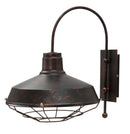 Lampada da Muro Bronks 30x40x37 cm in Ferro Nero