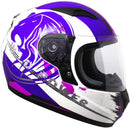 Casco Integrale per Bambini Visiera Lunga CGM Wild 215G Bianco 