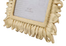 Cornice Glam Petalo 23x1,7x28 cm in Resina Oro