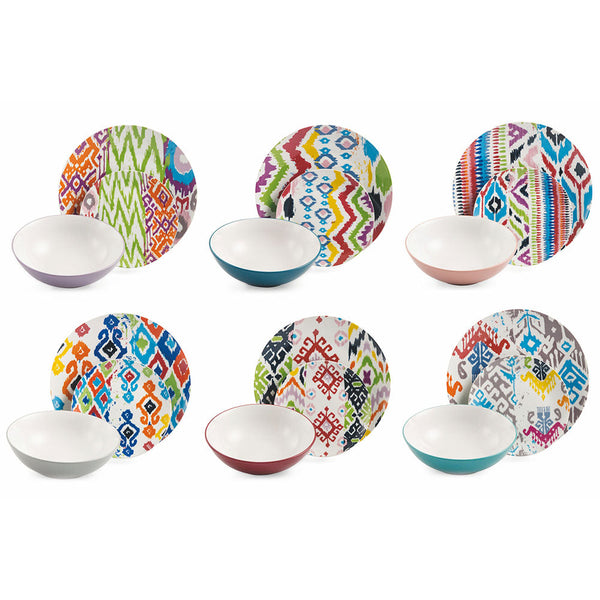 Villa d'Este Cartagena Tafelservice aus Porzellan und Steingut 18-teilig acquista