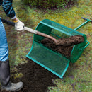 Spargi Terriccio e Concime da Giardino 65,5x41x111 cm 80L Asta Regolabile Verde 