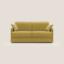 Divano Letto 2 Posti 149x90x96 cm in Tessuto Giallo