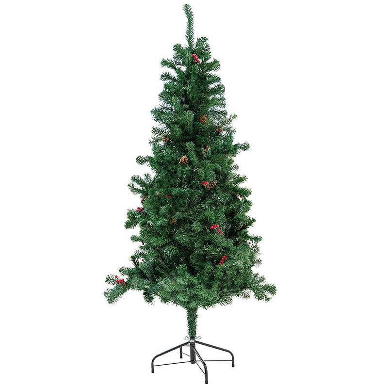 Albero di Natale Artificiale H180 cm 500 Rami Sestriere Verde
