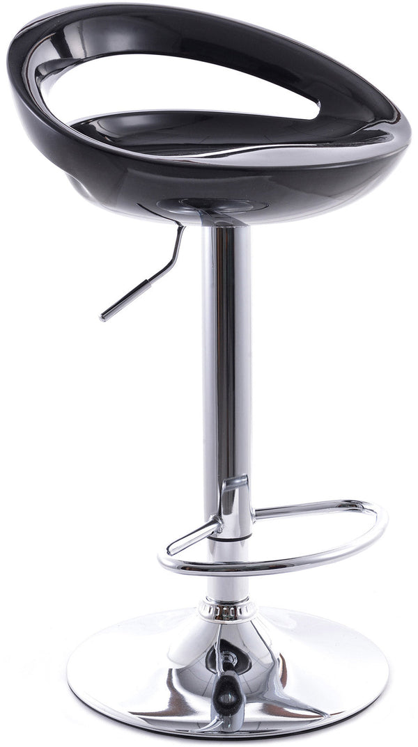 prezzo Hocker mit Gasfeder und Drehsitz in Black Vandi Abs