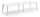 Gartentisch 313 x 98 x 74 cm aus Keter Lima 320 White Resin