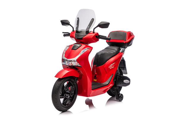 Scooter Elettrico per Bambini Licenza Ufficiale Honda SH125 12V con Ruote EVA e Sedile Pelle Rosso prezzo