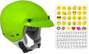 Casco Demi-Jet per Bambini con Frontino CGM Cuba Smile 204S Verde 