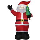 Babbo Natale Gonfiabile Luminoso 142x98x245 cm con  Luci LED