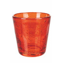 Set 6 Tazzine per Liquori Liquorini Cancun Sunset in Vetro VdE Tivoli 1996 Rosso