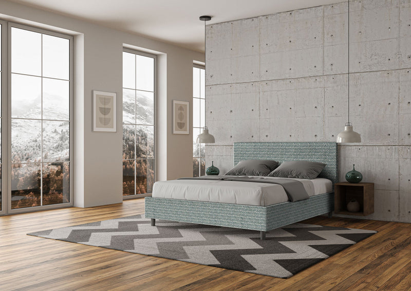 Letto Matrimoniale Adele Aragona 7 Azzurro Varie Misure