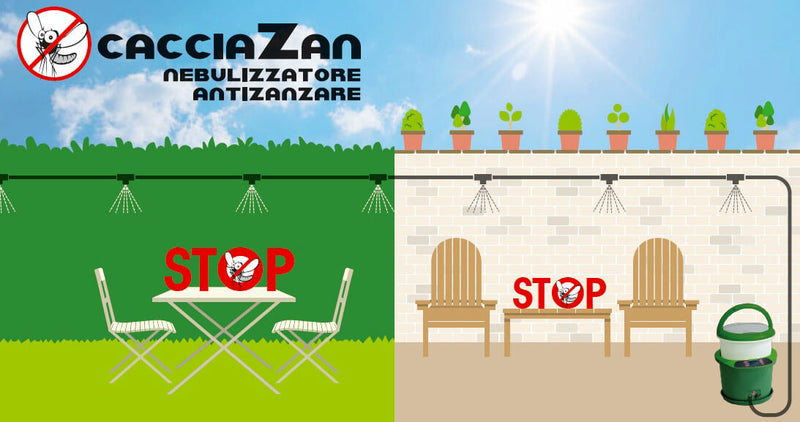Macchina Nebulizzatore Antizanzare 16 litri a Batteria Vannini CacciaZan