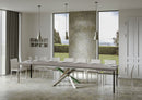 Tavolo Allungabile 200/460x90 cm Volantis Cashmere Gambe Multicolore 4/A      