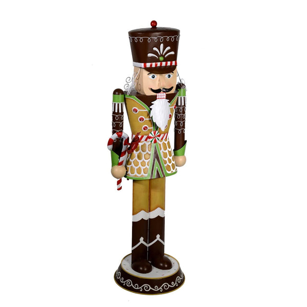 online Nussknacker Soldat aus Metall 44x122x35cm Adami Dekoration Lebkuchen