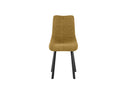 Set 4 Sedie Iris 45x56x86 cm in Tessuto Easy-Clean Giallo       