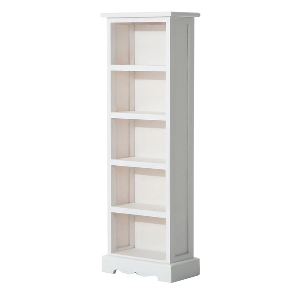 online Bücherregal 5 Regale aus Holz 30x17x90 cm Weiß