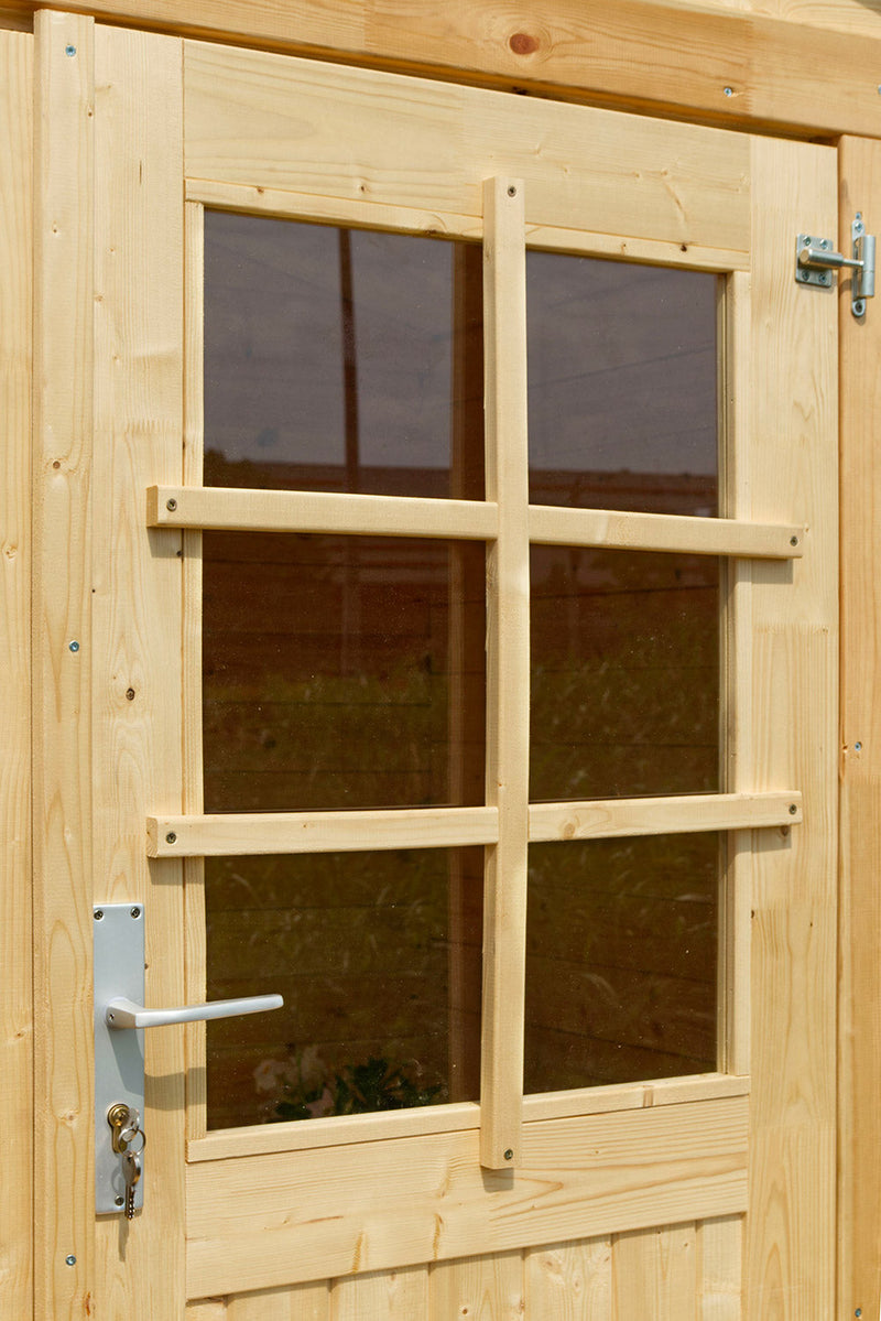 Casetta da Giardino Porta Doppia 250x250 cm in Legno Noemi