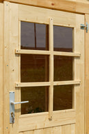 Casetta da Giardino Porta Doppia 300x200 cm in Legno Ambra