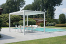 Pergola da Giardino 3x3m in Alluminio Bianca
