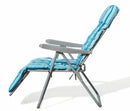 Sedia Sdraio Reclinabile Pieghevole Soriani Madrid Azzurra