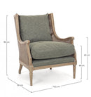 Poltrona 74,5x85x98h cm Carolina 