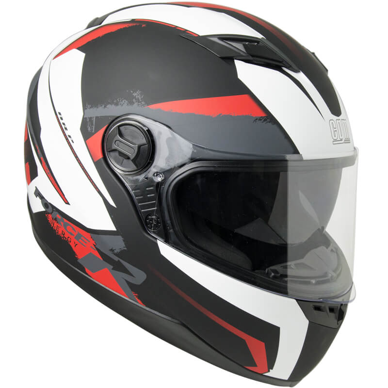 Casco Integrale per Scooter Visiera Lunga CGM Atlanta 308X Rosso Opaco