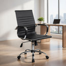 Sedia Poltrona Direzionale da Ufficio in Similpelle Tosini Dallas Nero