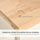 Isola per Cucina 110x49,5x89,5 cm con Cassetti Armadietto e Portasciugamani in Legno e MDF Bianco
