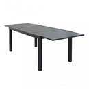 Tavolo Formentera 160/240x90x75 h cm in Alluminio Antracite