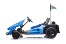 Go-Kart Elettrico per Bambini 2 Posti 24V Blu  