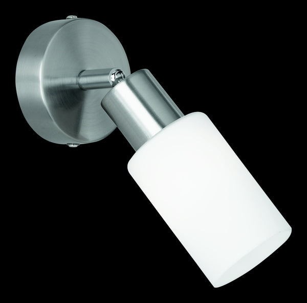 E14 Innenstrahler aus matt vernickeltem Metall sconto