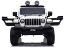 Macchina Elettrica per Bambini 12V 2 Posti con Licenza Jeep Wrangler Rubicon Bianca
