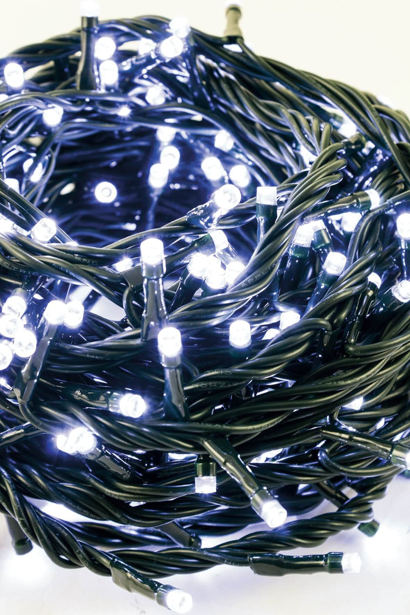 Luci di Natale 1000 LED 45m Bianco da Esterno-Interno Soriani