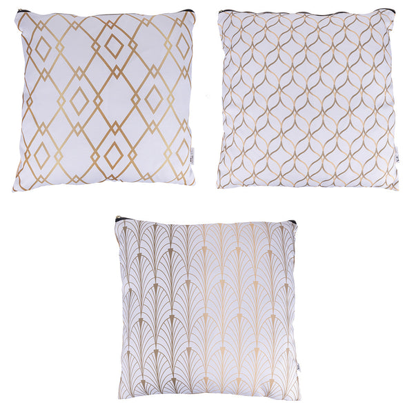Set 3 Cuscini Decorativi 45x45 cm in Poliestere VdE Tivoli 1996 Charleston prezzo