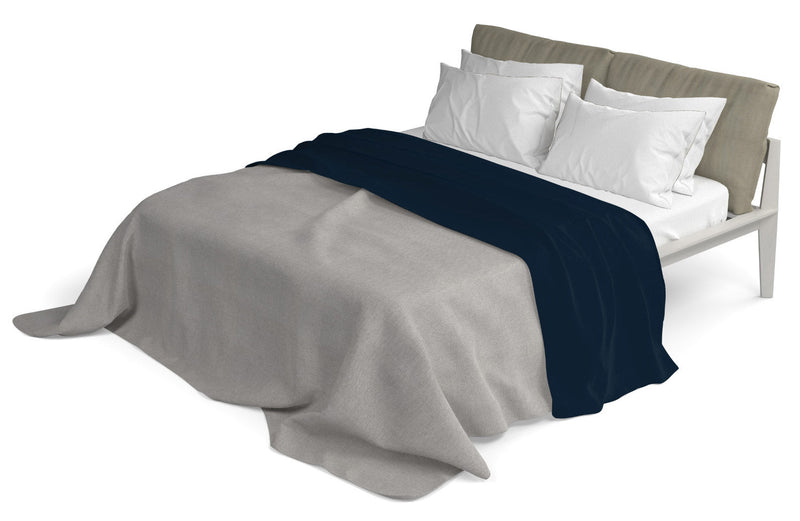 Lenzuolo Sopra in Tinta Unita Blu Scuro