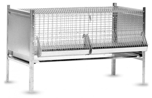 online Rocila Antimouse Kükenkäfig aus Blech und verzinktem Gitter 100x63x65 cm