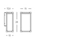 Applique da Esterno a LED 12W 4000K Sovil Grigio